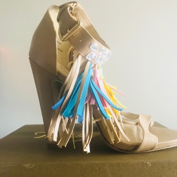 Privileged Fringe Strappy Shoe - Picture 2 of 5